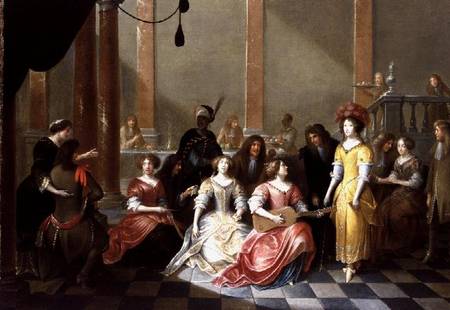 An Elegant Company at Music Before a Banquet à Hieronymus Janssens