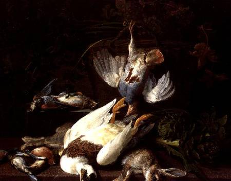 A Still Life of Dead Birds and a Rabbit à Hieronymus l'Ancien Galle