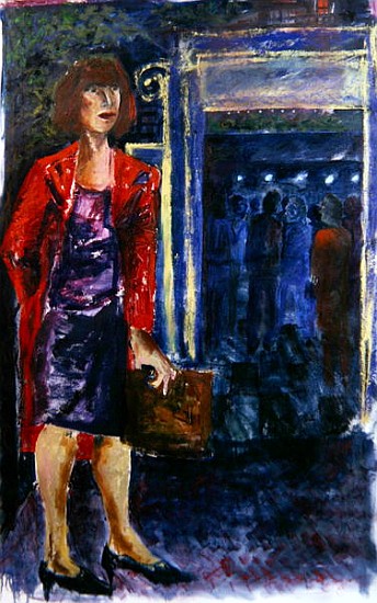 Waiting Woman, 2005 (oil on canvas)  à Hilary  Rosen