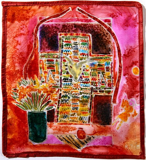 Guatemalan Shrine, 2005 (dyes on silk)  à Hilary  Simon