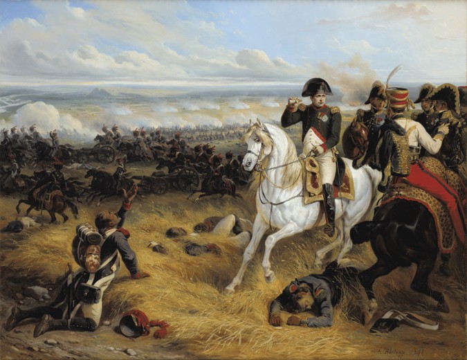 Napoleon in the Battle of Wagram à Hippolyte Bellangé