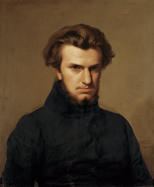 Portrait of Ambroise Thomas (1811-96) 1834 à Hippolyte Flandrin