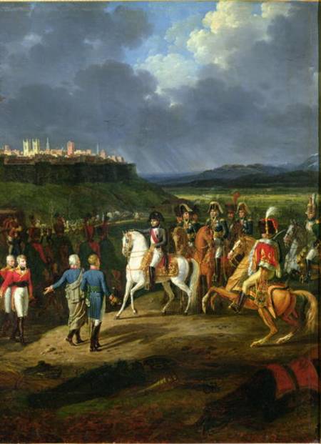 The English Prisoners at Astorga Being Presented to Napoleon Bonaparte (1769-1821) in 1809 à Hippolyte Lecomte