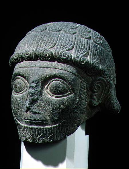 Head of a god, from Barak in Turkey à Hittite