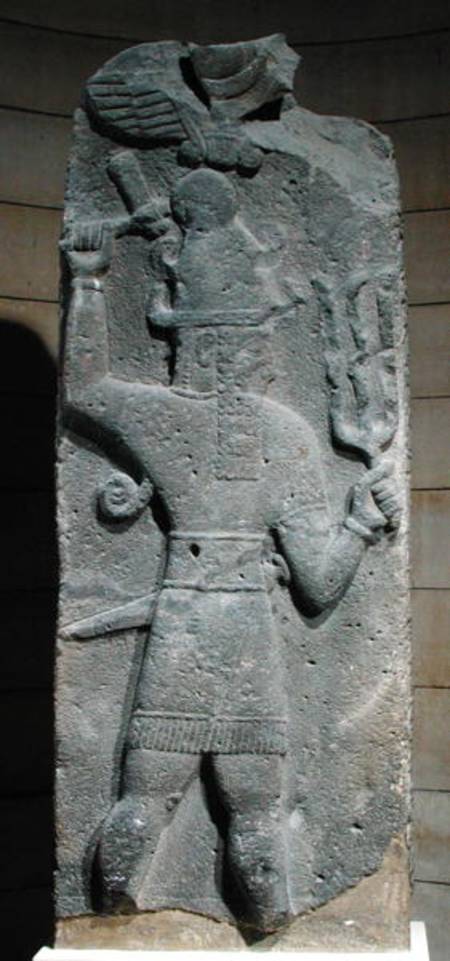Stela of Teshub, Syrian storm god, from Tell Ahmar, Syria à Hittite