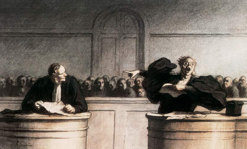 Une célébre cause à Honoré Daumier