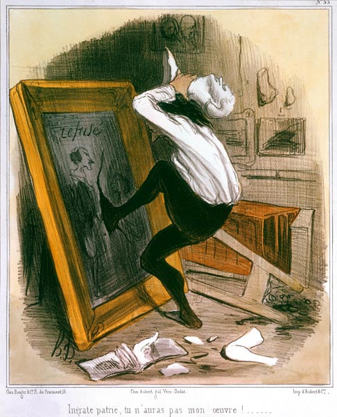 H. Daumier, Ingrate patrie... à Honoré Daumier