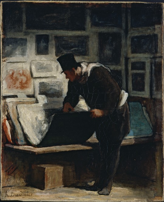 The Prints Collector à Honoré Daumier
