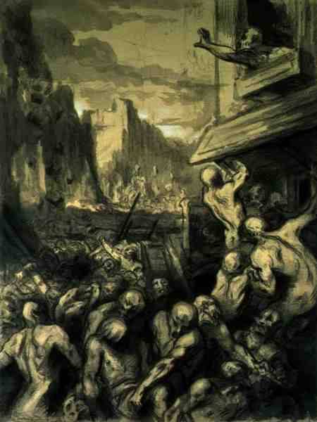 The Destruction of Sodom à Honoré Daumier
