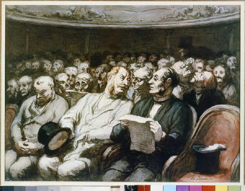 pause théâtrale à Honoré Daumier