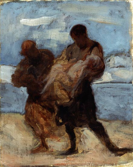 The Rescue à Honoré Daumier