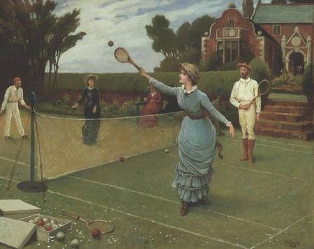 Tennis Players à Horace Henry Cauty