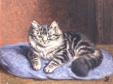 The Blue Cushion à Horatio Henry Couldery