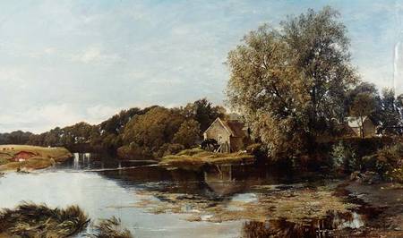 At Milton Mill, on the River Irvine à Horatio McCulloch