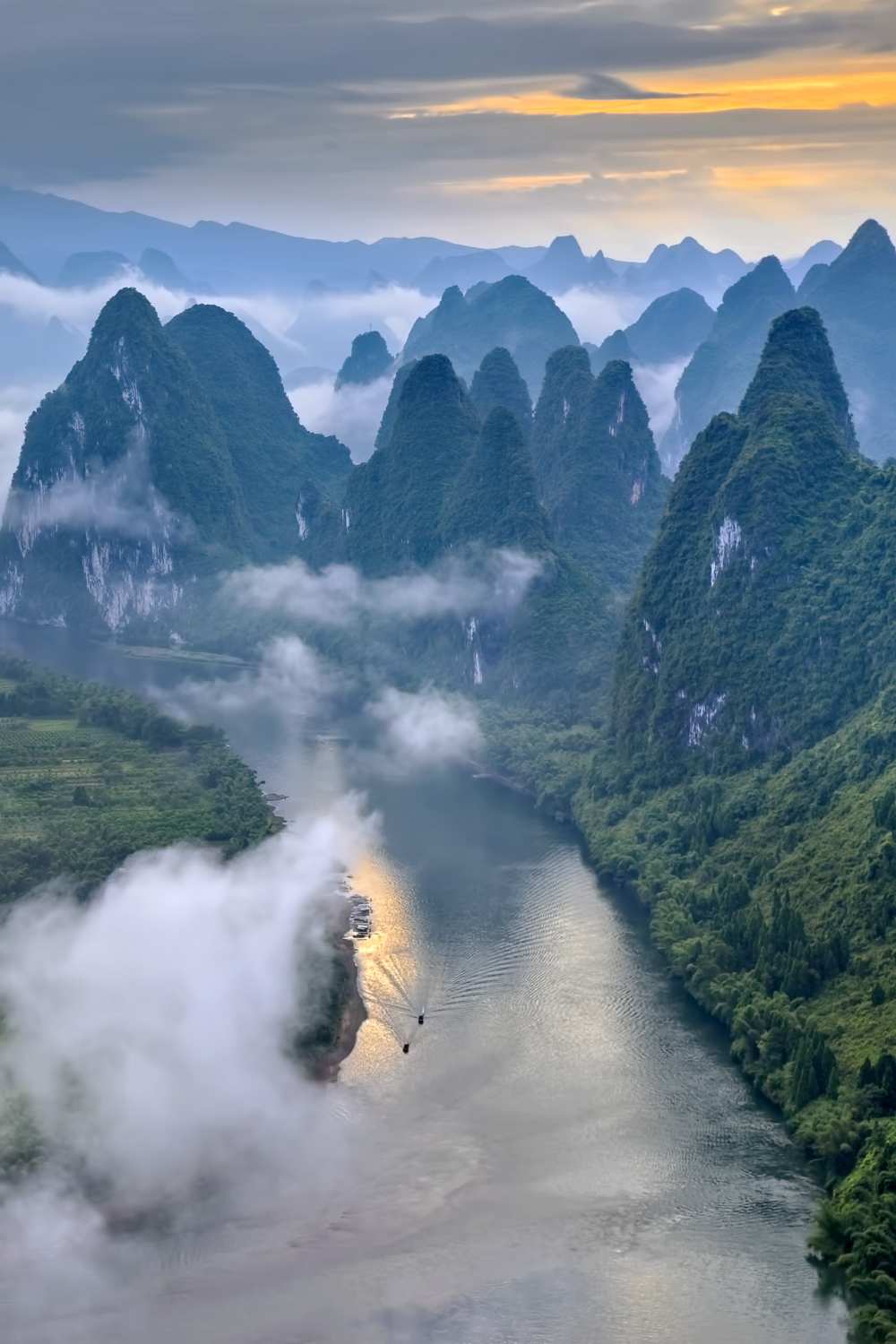 Li River à Hua Zhu