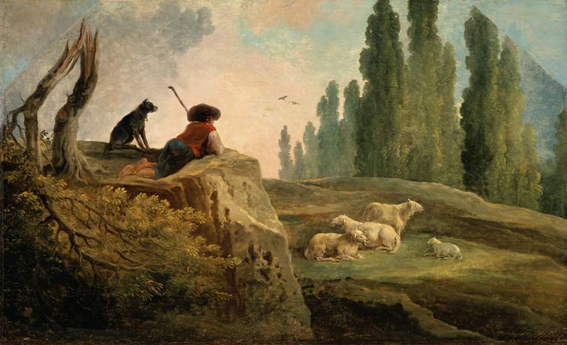 Shepherd Boy à Hubert Robert