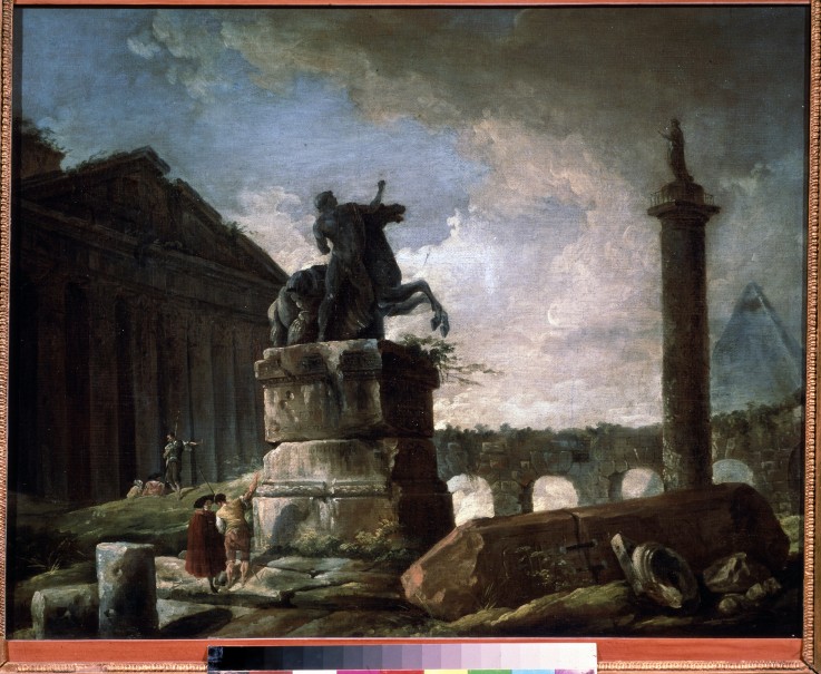 Ruins à Hubert Robert