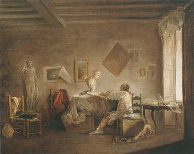 the studio of the painter