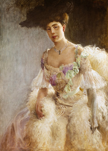 Portrait of a Lady in Evening Dress à Hugo-Elias Bachmanssen