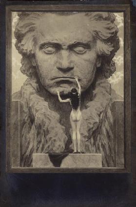 Ludwig van Beethoven, German composer and pianist (1770-1827) (engraving)