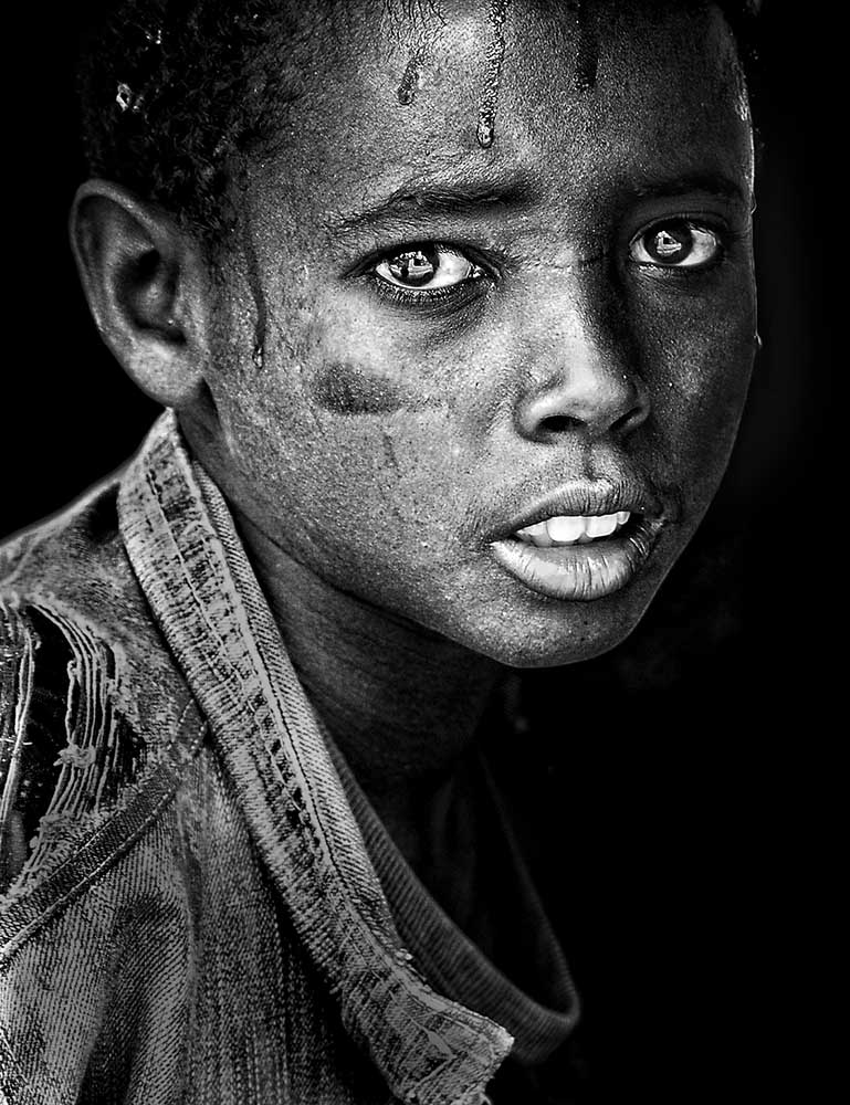 Ethiopian Eyes BW à Husain Alfraid