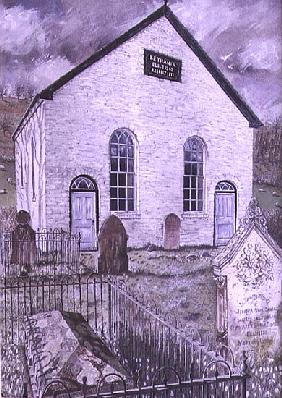 Bethania Chapel, 1992 (gouache on card) 
