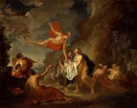 Mercure confie aux nymphes de Naxos le petit Bacchus à Hyacinthe Collin de Vermont