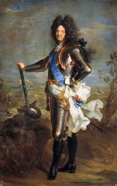 Ludwig XIV., King of France à Hyacinthe Rigaud