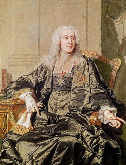 Marc Pierre de Voyer (1696-1764) Count of Argenson à Hyacinthe Rigaud
