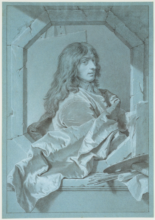 Portrait of the Painter Sébastien Bourdon à Hyacinthe Rigaud