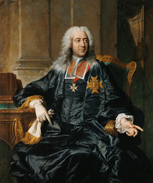 Marc-Pierre de Voyer-de-Paulmy (1696-1764) Count of Argenson à Hyacinthe Rigaud