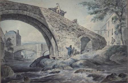 View of the Bridges at Hawick à I Catton