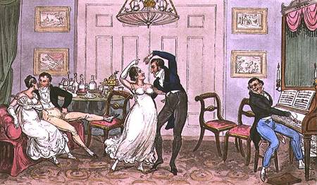 An Introduction: Gay moments of Logic, Jerry, Tom and Corinthian Kate, from 'Life in London' by Pier à I. Robert & George Cruikshank