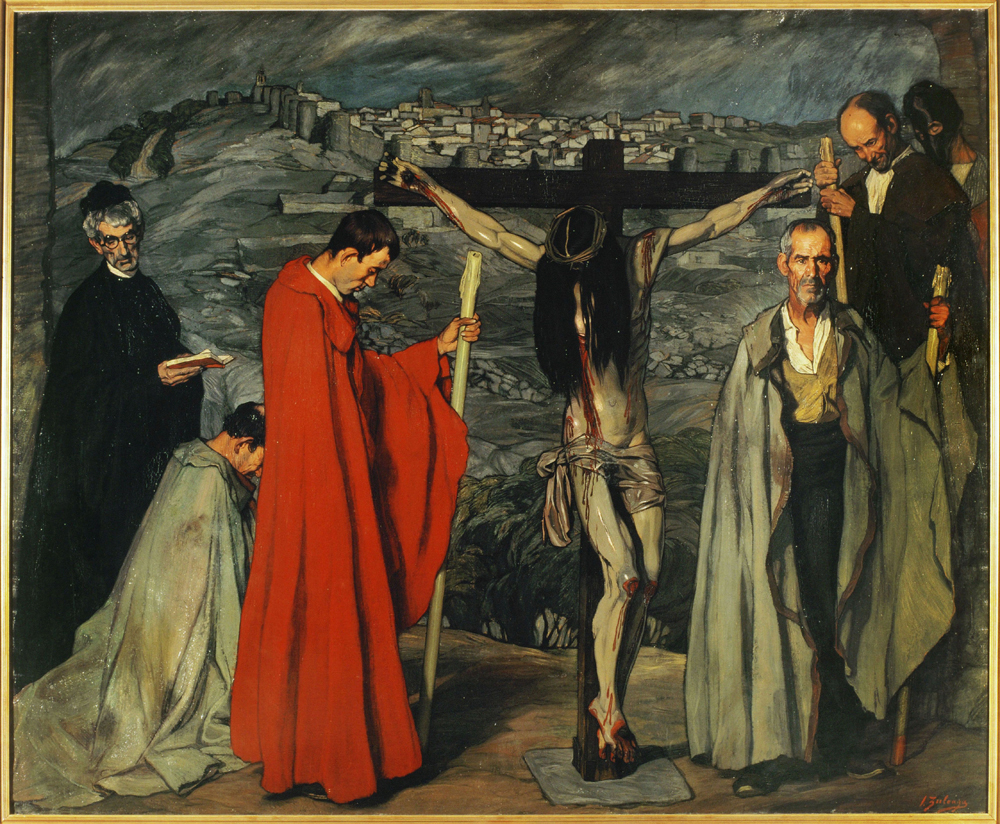 Bleeding Christ or Blood Christ à Ignazio Zuloaga