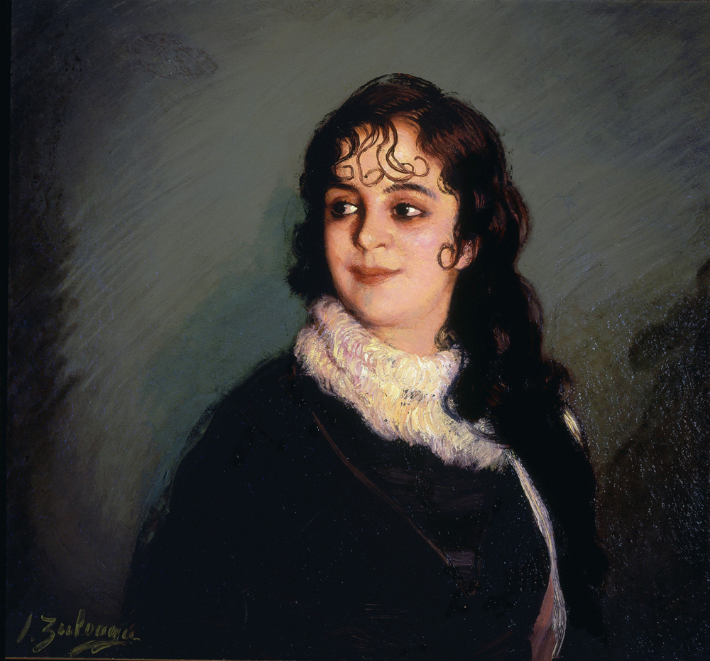 Portrait of a Girl with Curls à Ignazio Zuloaga