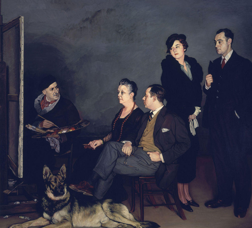 The Painter and His Family à Ignazio Zuloaga