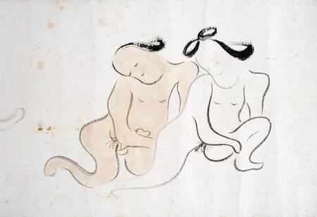 A 'Shunga' (erotic painting) à Ike no Taiga