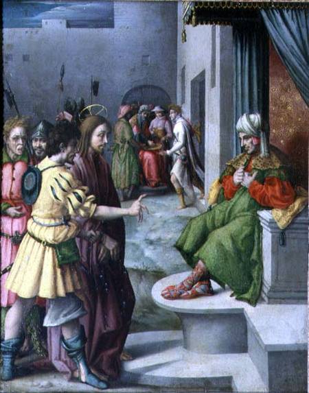 Christ in Front of Caiaphas à Il Bacchiacca