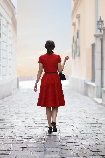 Woman in Red