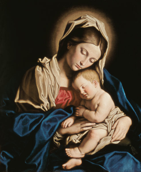 Madonna and Child à Il (Giovanni Battista Salvi) Sassoferrato
