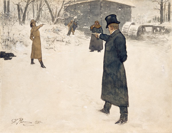 Pushkin / Eugene Onegin / Illust. /Repin à Ilja Efimowitsch Repin