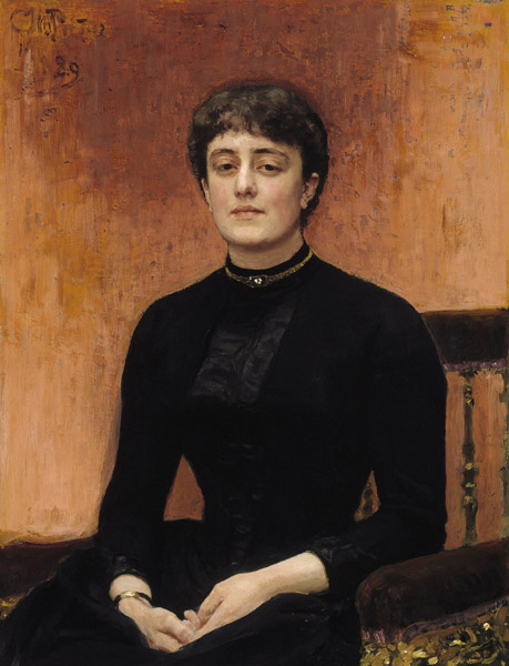 Portrait of Yelizaveta Zvantseva (1864-1921) à Ilja Efimowitsch Repin