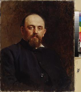 Portrait of Savva Mamontov, the founder of the first privat Russian opera theatre