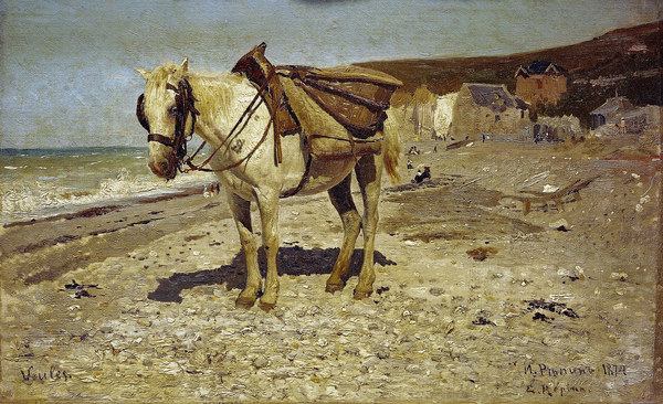 I. Repin, Horse for Carrying Stones à Ilja Efimowitsch Repin