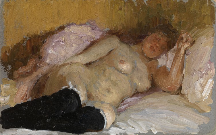 Natalia Nordman Sleeping à Ilja Efimowitsch Repin