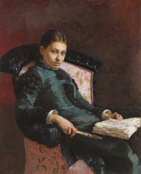 Portrait of the artist's wife, Vera Repina à Ilja Efimowitsch Repin