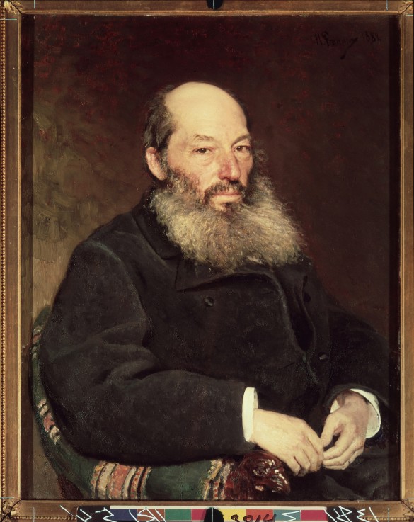 Portrait of the poet Afanasy Fet (1820-1892) à Ilja Efimowitsch Repin