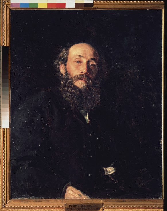 Portrait of the artist Nikolai Ge (1831-1894) à Ilja Efimowitsch Repin