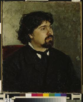 Portrait of the artist Vasily Surikov (1848-1916)