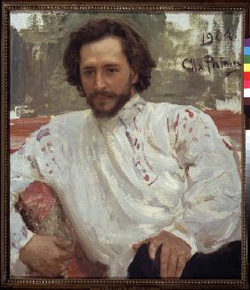 Portrait of the author Leonid Andreyev (1871-1919)